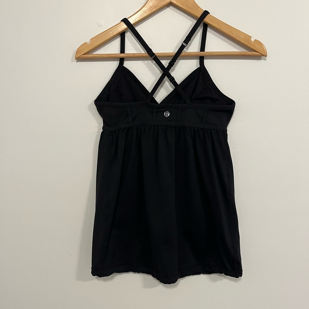 Lululemon Rehearsal Tank Black 4 - Picture 13 of 16